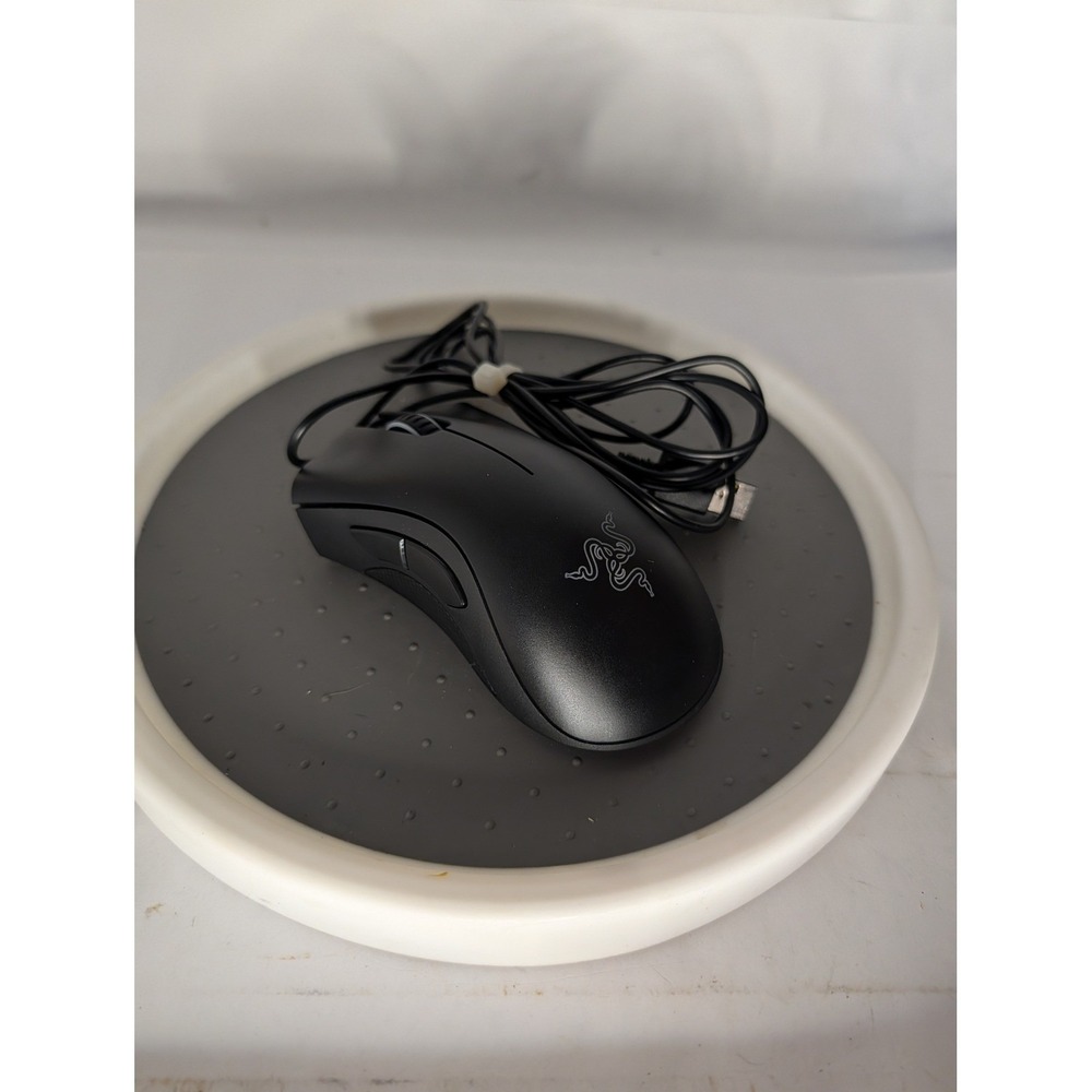 Razer DeathAdder Essential Wired Gaming Mouse 6400 DPI Black RZ01-0385 TESTED